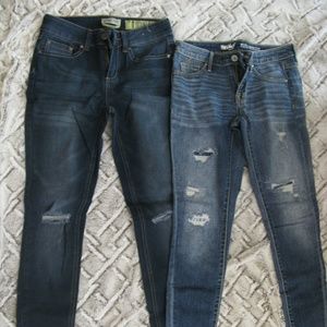 Mossimo Jeans & INdigo Rein Skinny jeans size 0/1